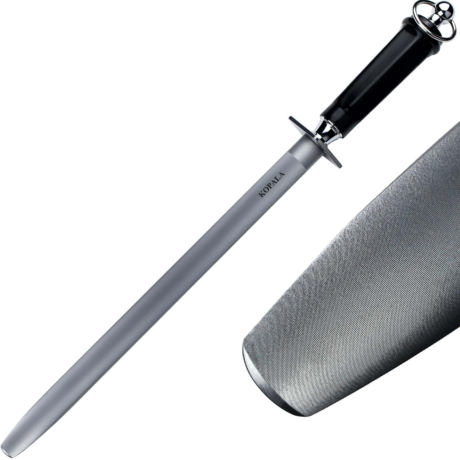 SUPER Hardness Honing Steel 12-inch Flat Knife Sharpener